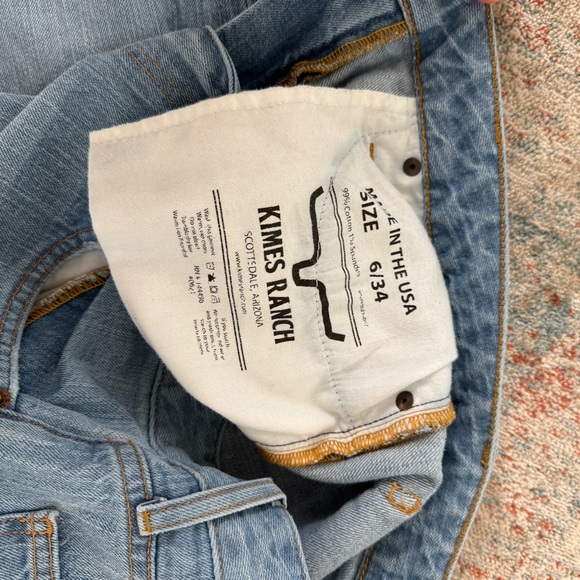 Kimes Ranch Light Blue Jeans - Picture 3 of 6